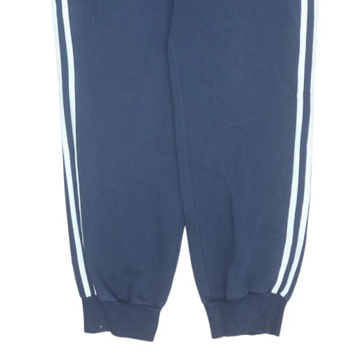 Adidas Women's Blue Jogger Sweatpants L Elastic Waist Fleece - Image 8