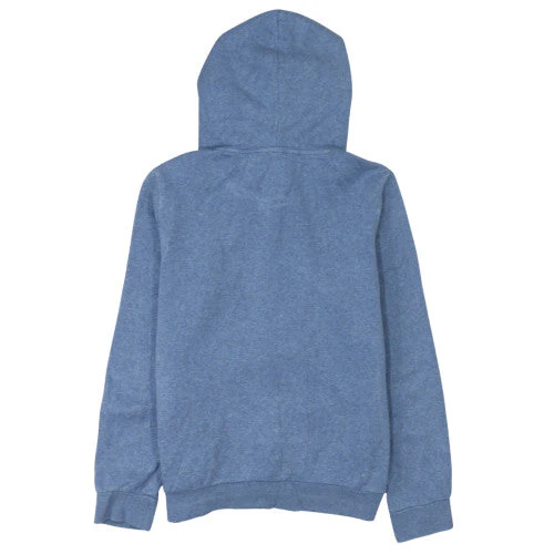 Adidas Womens Blue Pullover Hoodie Small Hooded Logo Sweatshirt - Image 4