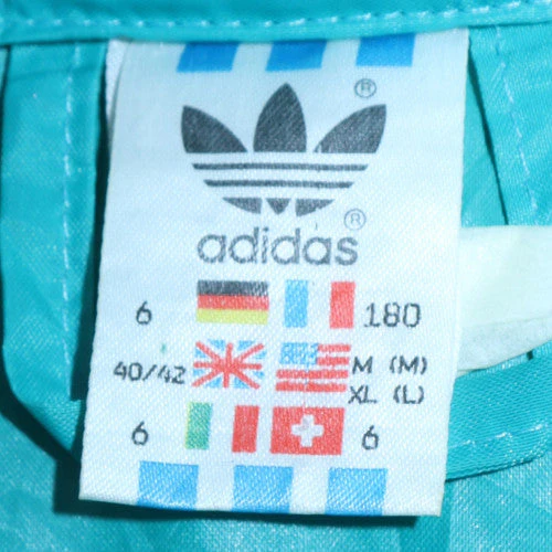 adidas Womens Blue Windbreaker Jacket Size 12 Retro Hooded 90s Style - Image 5