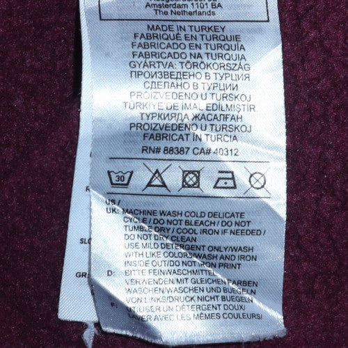 Adidas Womens Burgundy Sweatshirt Size 14 Crew Neck Pullover - Image 6