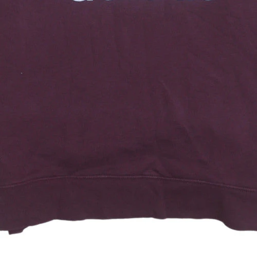 Adidas Womens Burgundy Sweatshirt UK 12 Crew Neck Long Sleeve - Image 7