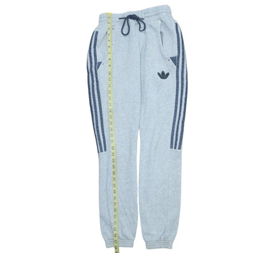Adidas Women's Grey Jogger Sweatpants Small Elastic Waist - Image 3