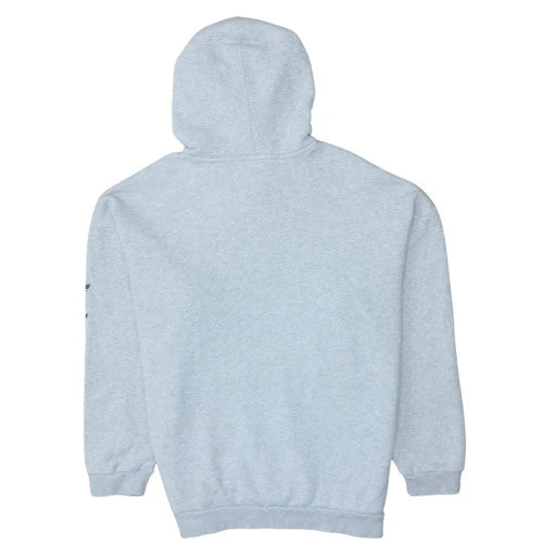 Adidas Womens Grey Pullover Hoodie Size 10 Relaxed Fit Trefoil Logo - Image 4