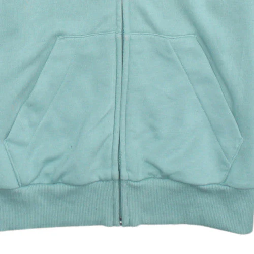 Adidas Womens Mint Green Full Zip Hoodie XS Cotton Blend - Image 8