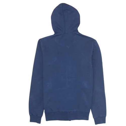 Adidas Womens Navy Blue Full Zip Hoodie Size L with Pink Trim - Image 4