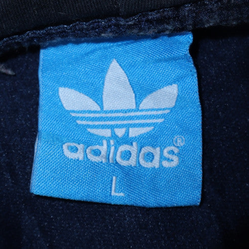 Adidas Womens Navy Blue Full Zip Hoodie Size L with Pink Trim - Image 5
