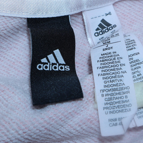 Adidas Womens Pink Graphic Crew Neck Pullover Sweatshirt Size M - Image 5