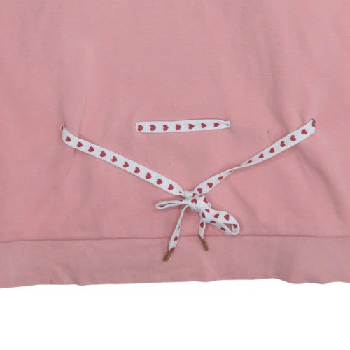 Adidas Womens Pink Hoodie Size 16 Pullover Hooded Sweatshirt - Image 7