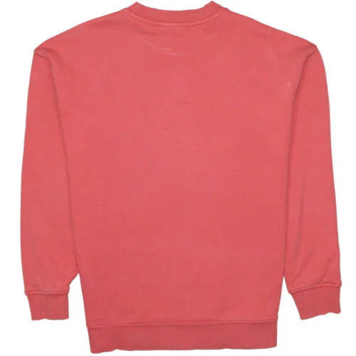 Adidas Women's Pink Logo Crew Neck Pullover Sweatshirt Size 8 - Image 4