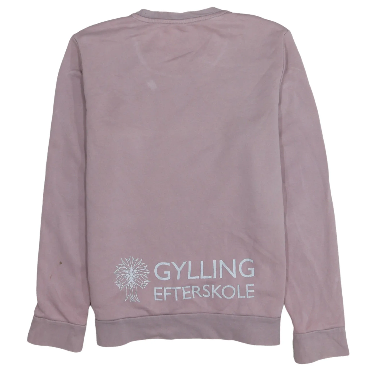 Adidas Womens Pink Sweatshirt L Logo Print Pullover Crew Neck - Image 4