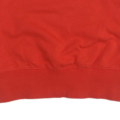 Adidas Womens Red Crew Neck Pullover Sweatshirt Size 8 - Image 7
