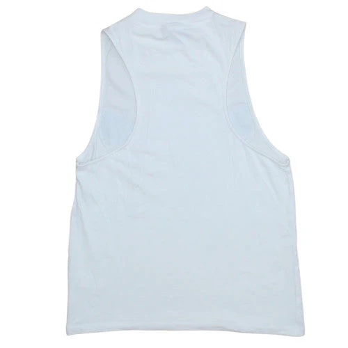 Adidas Women's White Cotton Tank Top Size 10 Crew Neck Sleeveless - Image 4