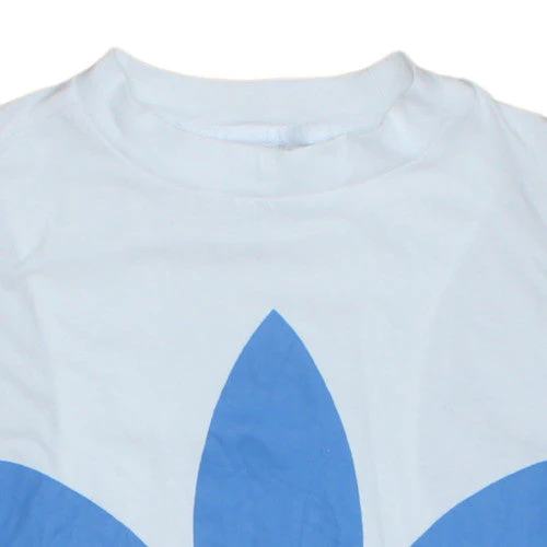 Adidas Women's White Cotton Tank Top Size 10 Crew Neck Sleeveless - Image 8