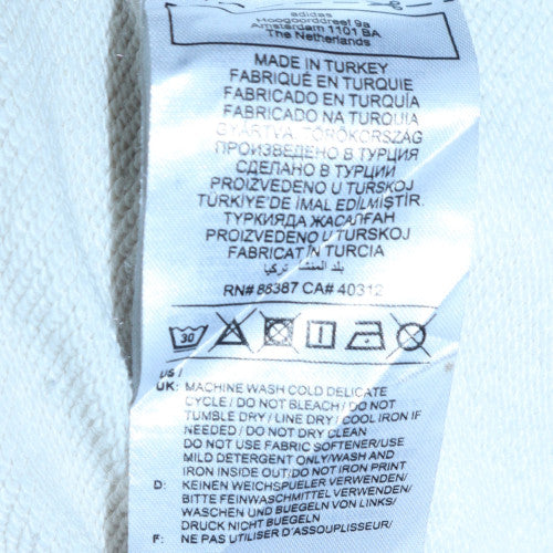 Adidas Womens White Crew Neck Pullover Sweatshirt Size 20 - Image 6