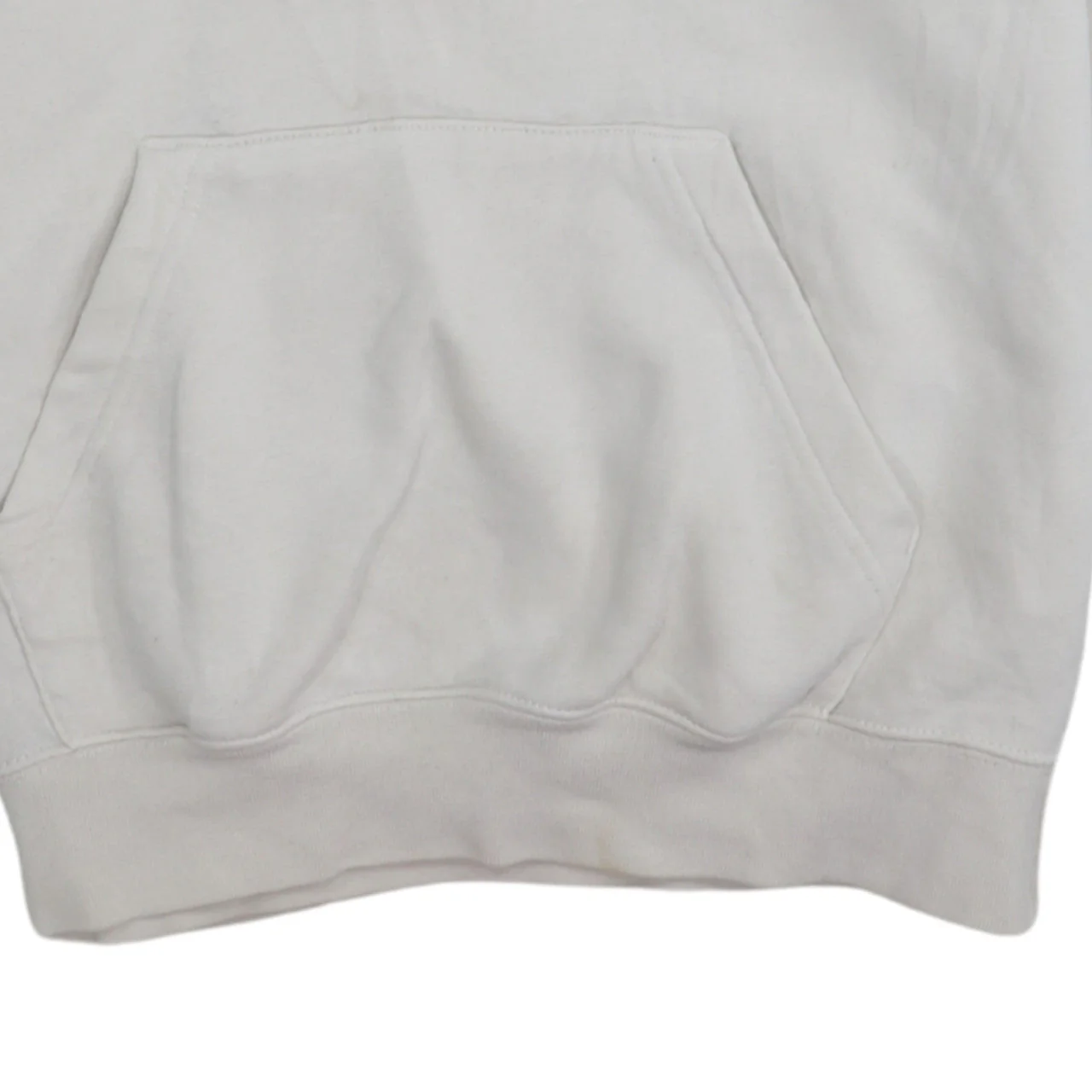 Adidas Womens White Hoodie Size 8 Pullover Hooded Sweatshirt - Image 7