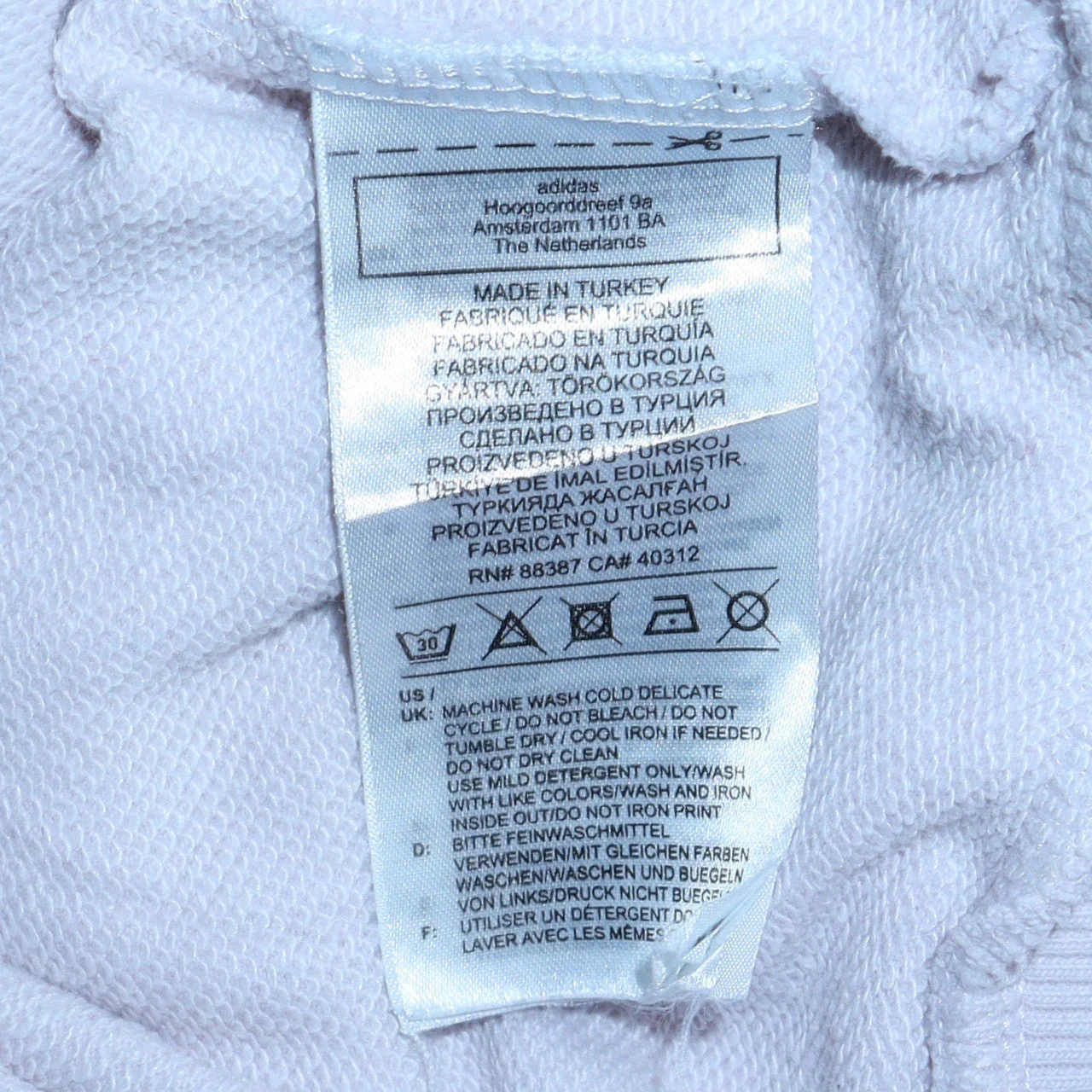 Adidas Womens White Size 8 Tennis Academy Crew Neck Sweatshirt - Image 5