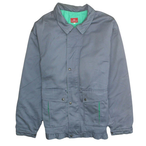 Adolphe Lafont Mens Grey Workwear Jacket Size L Cotton Blend