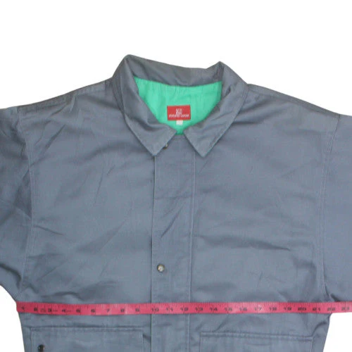 Adolphe Lafont Mens Grey Workwear Jacket Size L Cotton Blend - Image 3