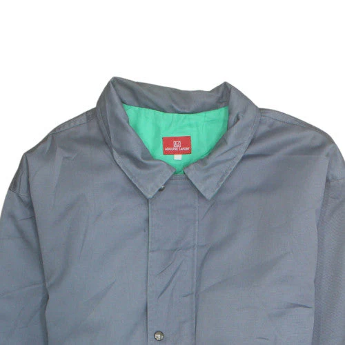 Adolphe Lafont Mens Grey Workwear Jacket Size L Cotton Blend - Image 8