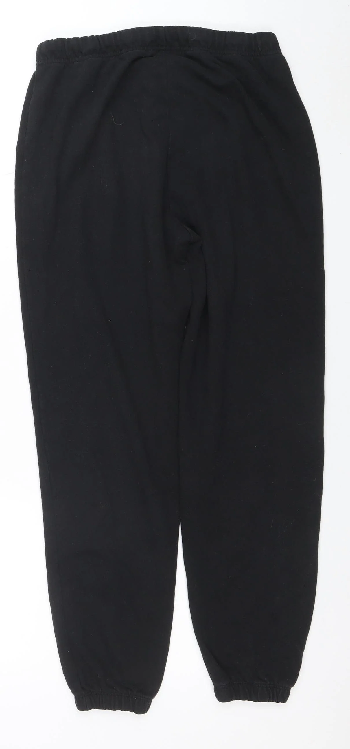 Aéropostale Womens Black Jogger Sweatpants M Drawstring Waist Cotton Blend - Image 3