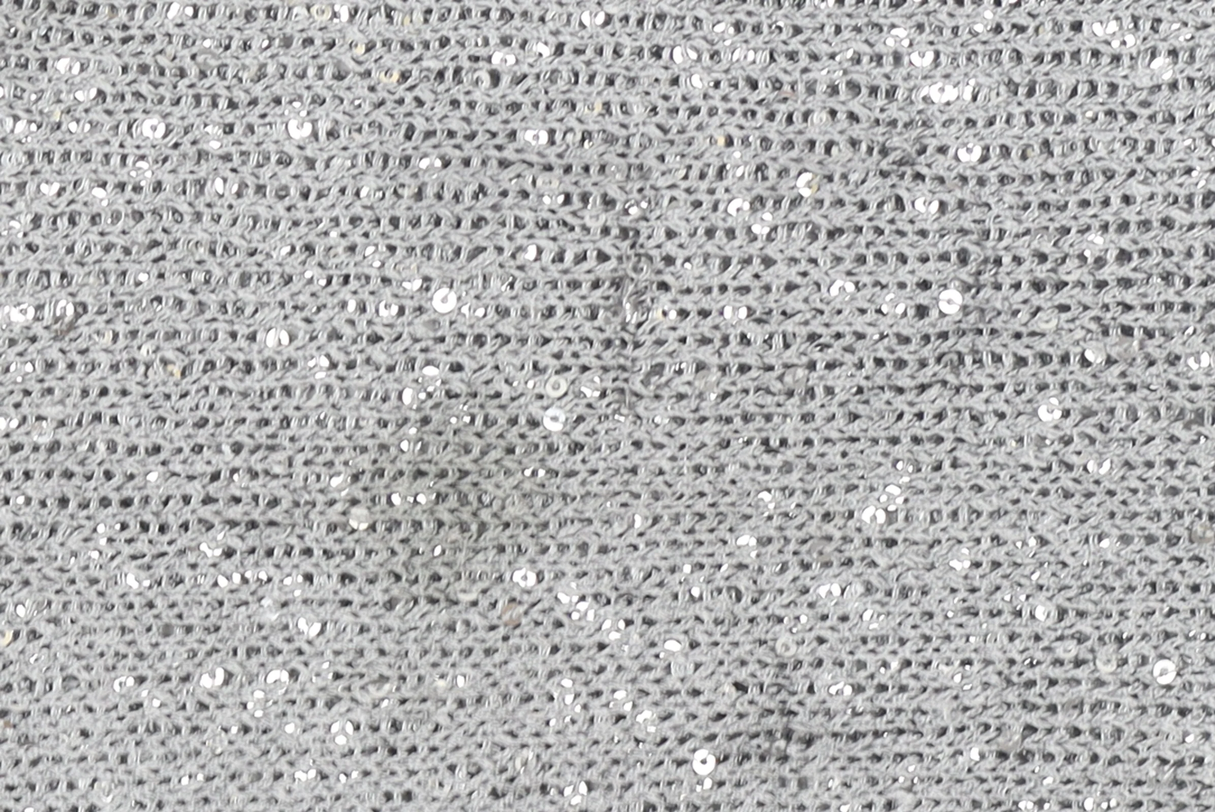 Alice Collins Women Silver Sequin Knit Cape Jumper Size 10 - Image 7