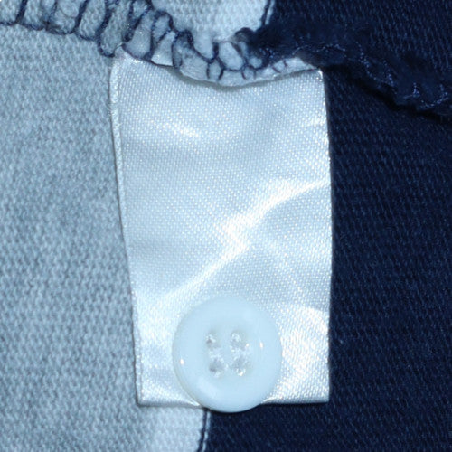 All Nations Mens Grey Blue Rugby Sweatshirt Small Long Sleeve - Image 6