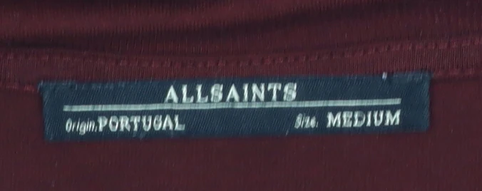 AllSaints Womens Brown Relaxed Fit Viscose Jersey Sleeveless Top M - Image 5