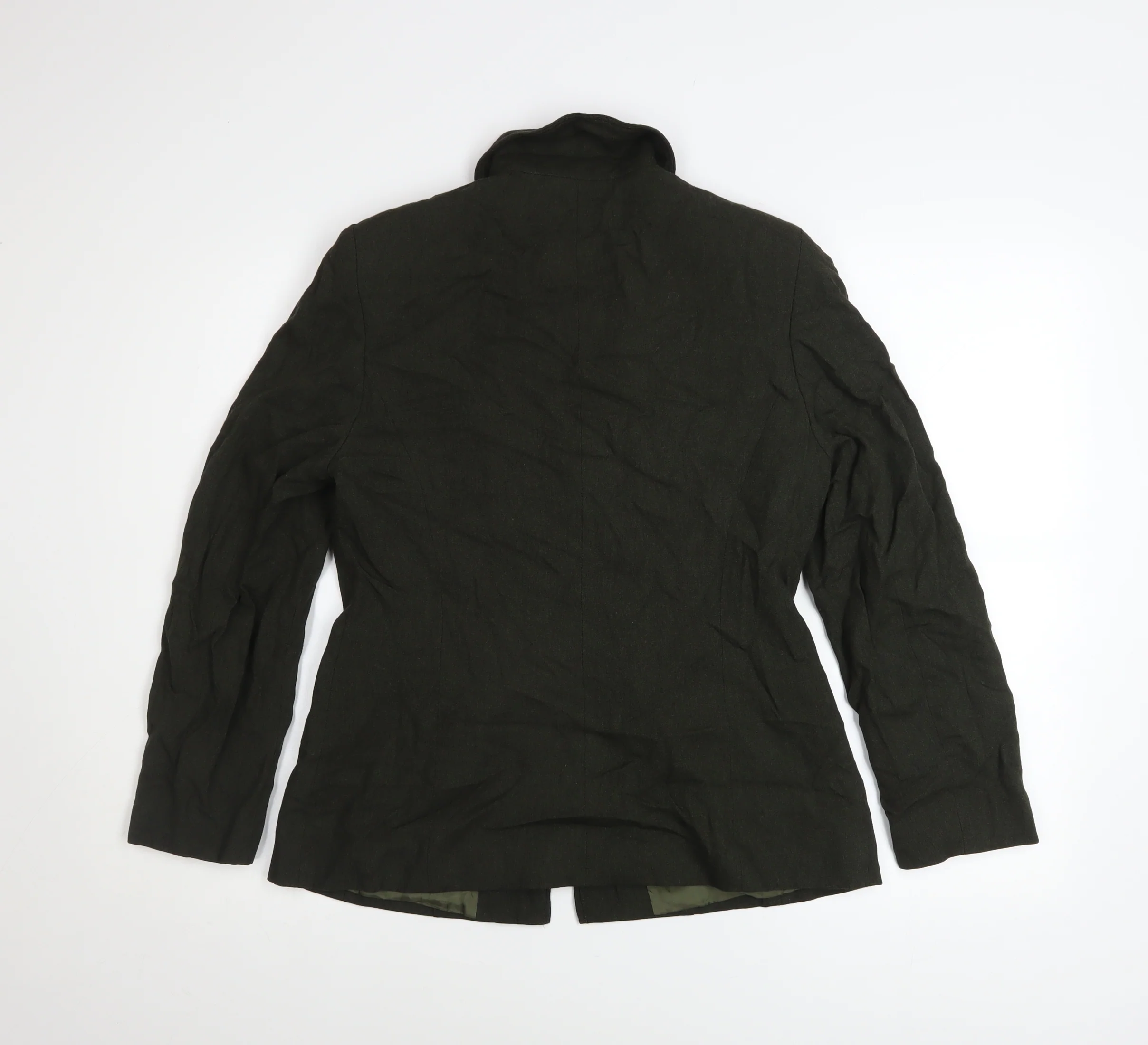 Ambience Women’s Black Zip Jacket Size 12 Classic Lined Style - Image 3