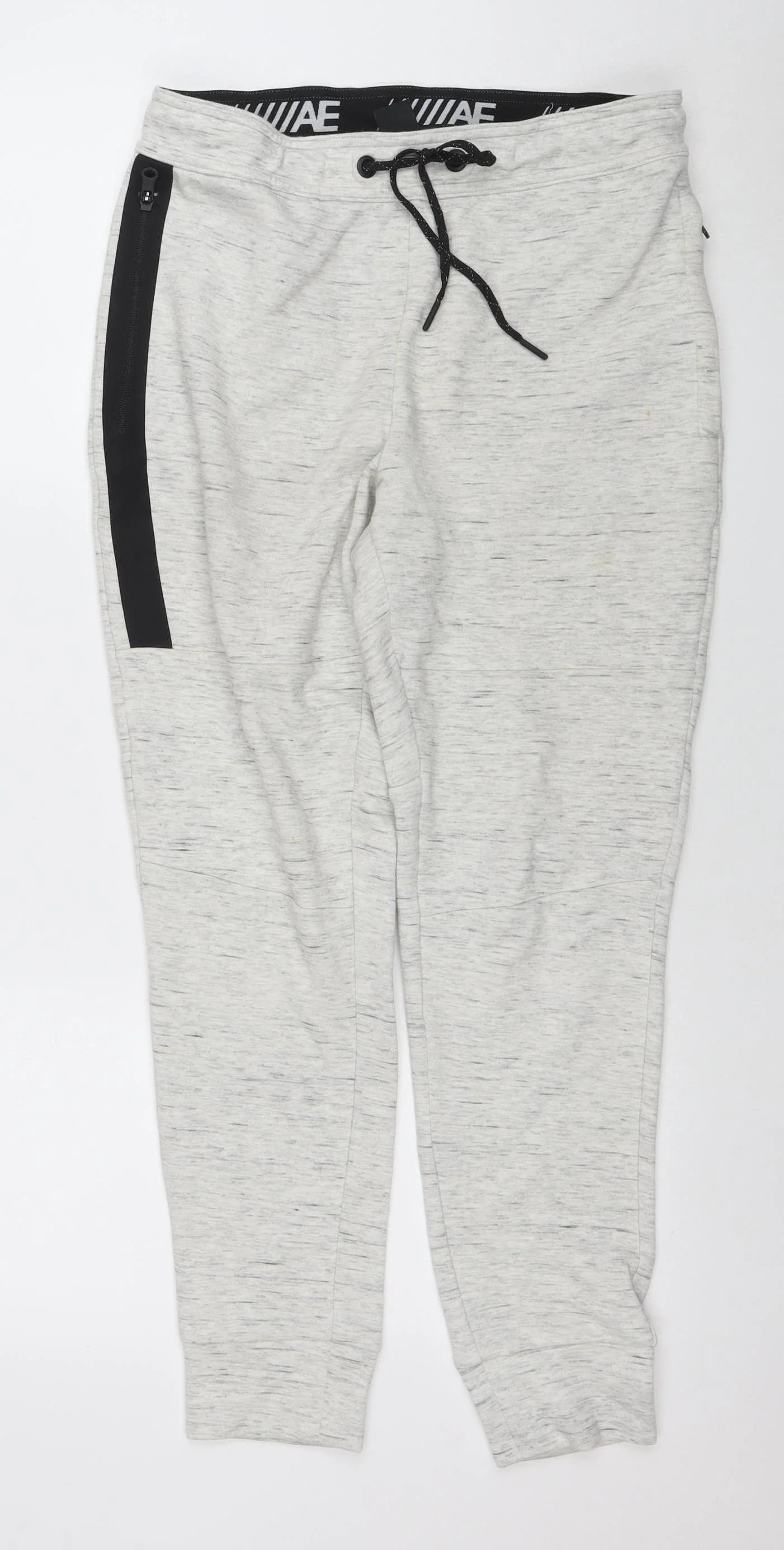American Eagle Outfitters Mens Grey Joggers S Regular Fit Activewear