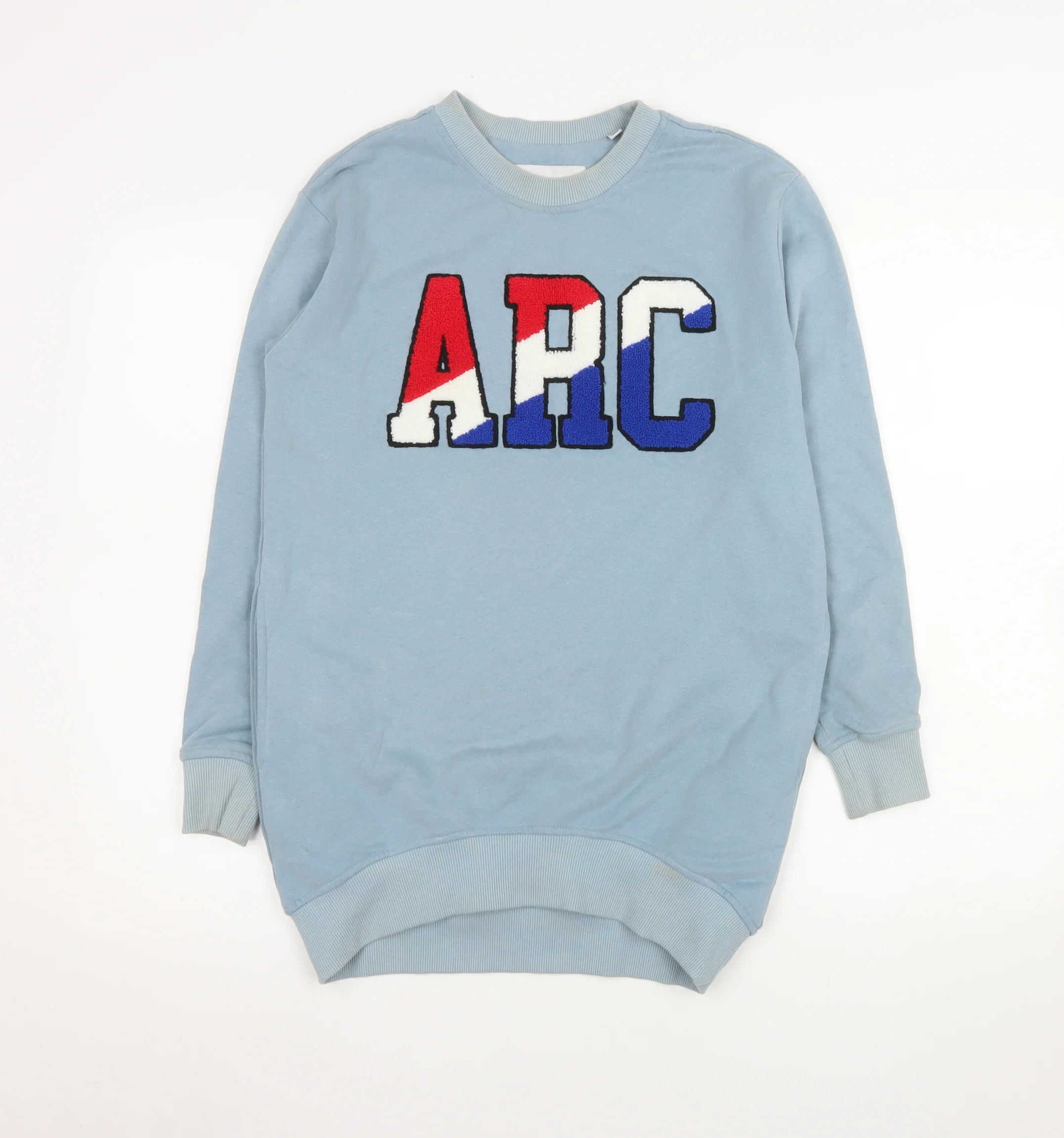American Rag CIE Women Blue Pullover Sweatshirt XS Cotton Blend