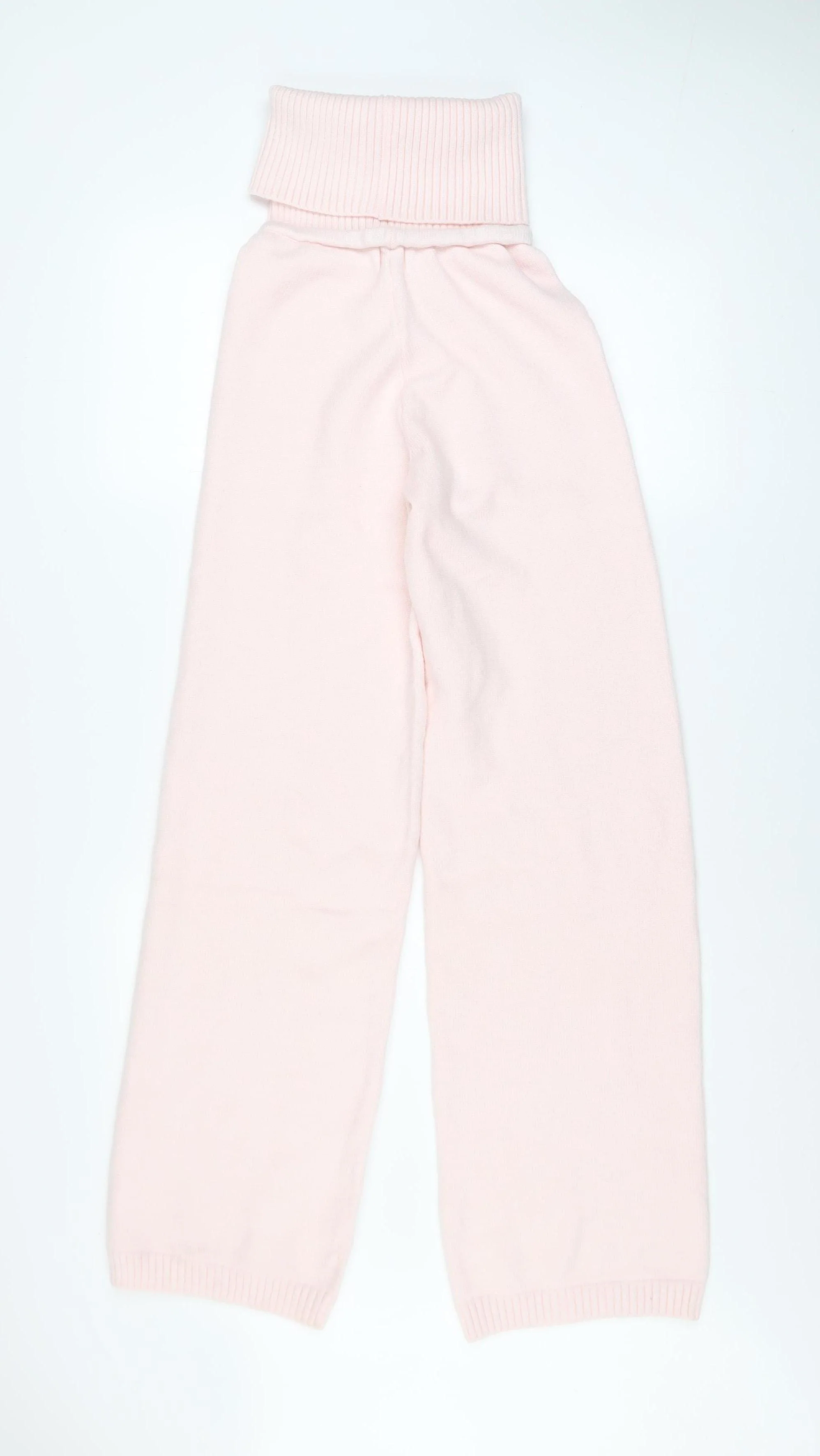 Angel Beach Womens Pink XS High Waist Knit Lounge Sweatpants - Image 3