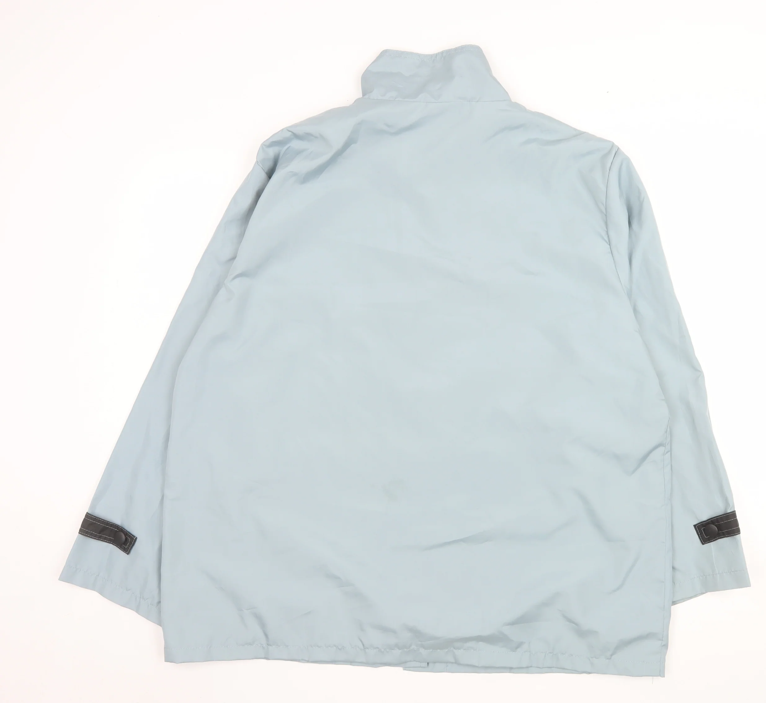 Anne de Lançay Women’s Blue Rain Coat Jacket L 18/20 Nautical Lightweight - Image 3