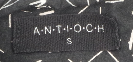 Antioch Men's Black Cotton Hooded Parka Jacket Size S - Image 4
