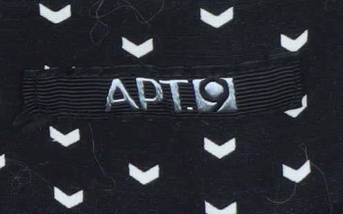 APT.9 Women’s Black Geometric Cropped Trousers Size 20 Plus - Image 4