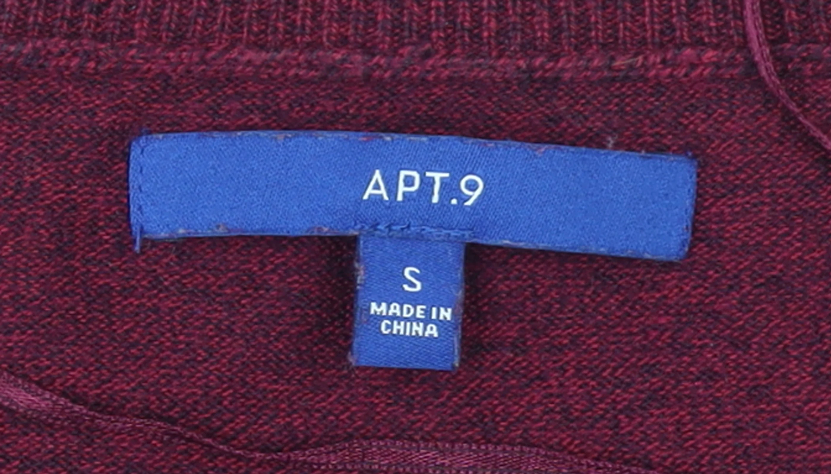 APT.9 Women's Red Knit Crew Neck Pullover Jumper Size S - Image 4