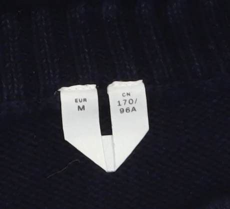Arket Women's Black Cotton Crew Neck Raglan Long Sleeve Jumper Size 12 - Image 6
