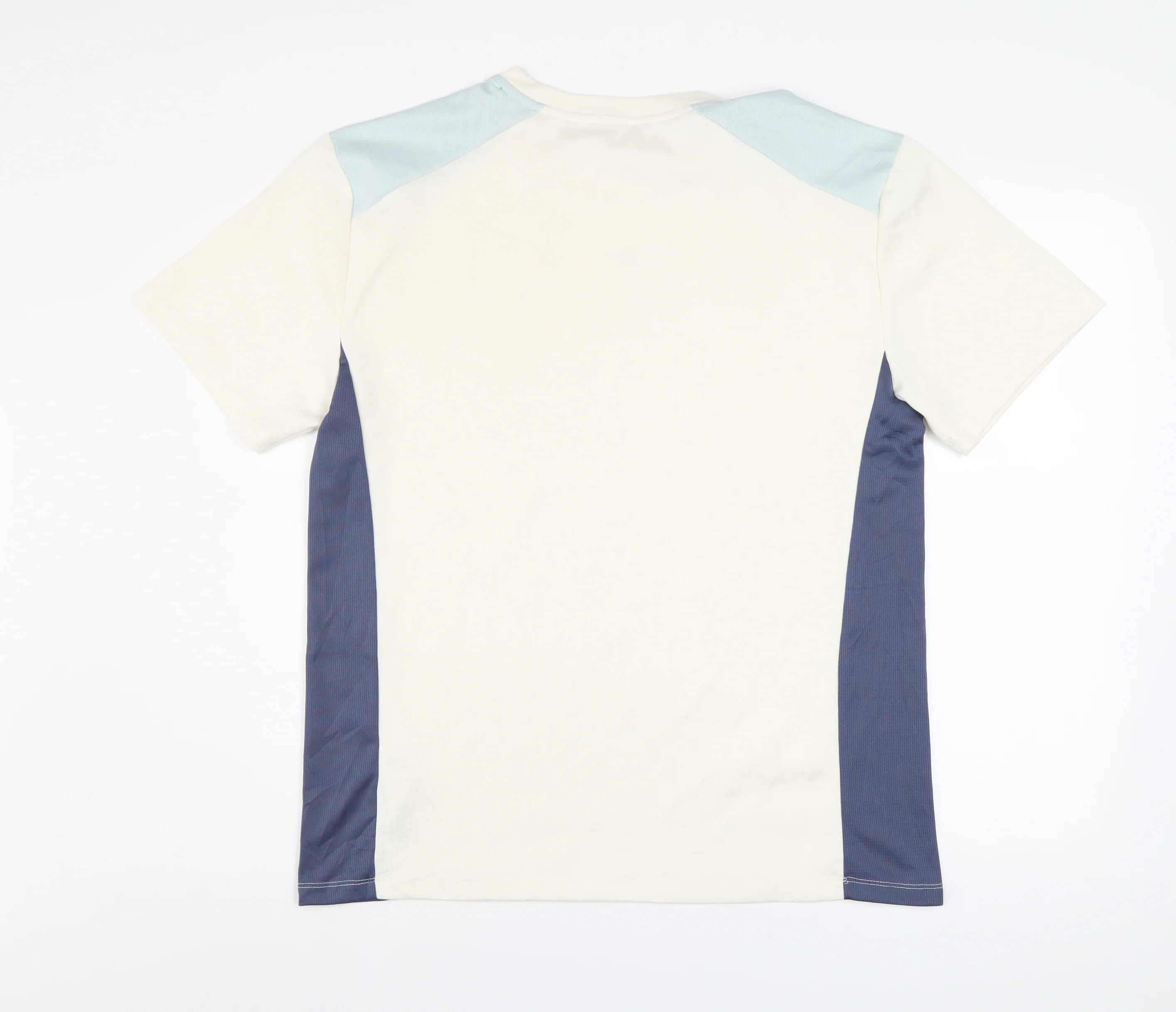 ASOS 4505 Men's Beige Colourblock Athletic T-Shirt Size L - Image 3