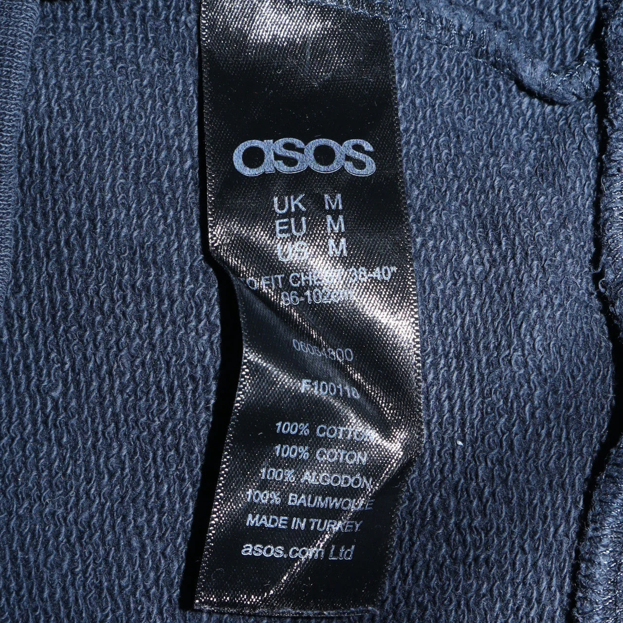 ASOS Men’s Blue Apollo 11 Crew Neck Cotton Sweatshirt Size M - Image 5