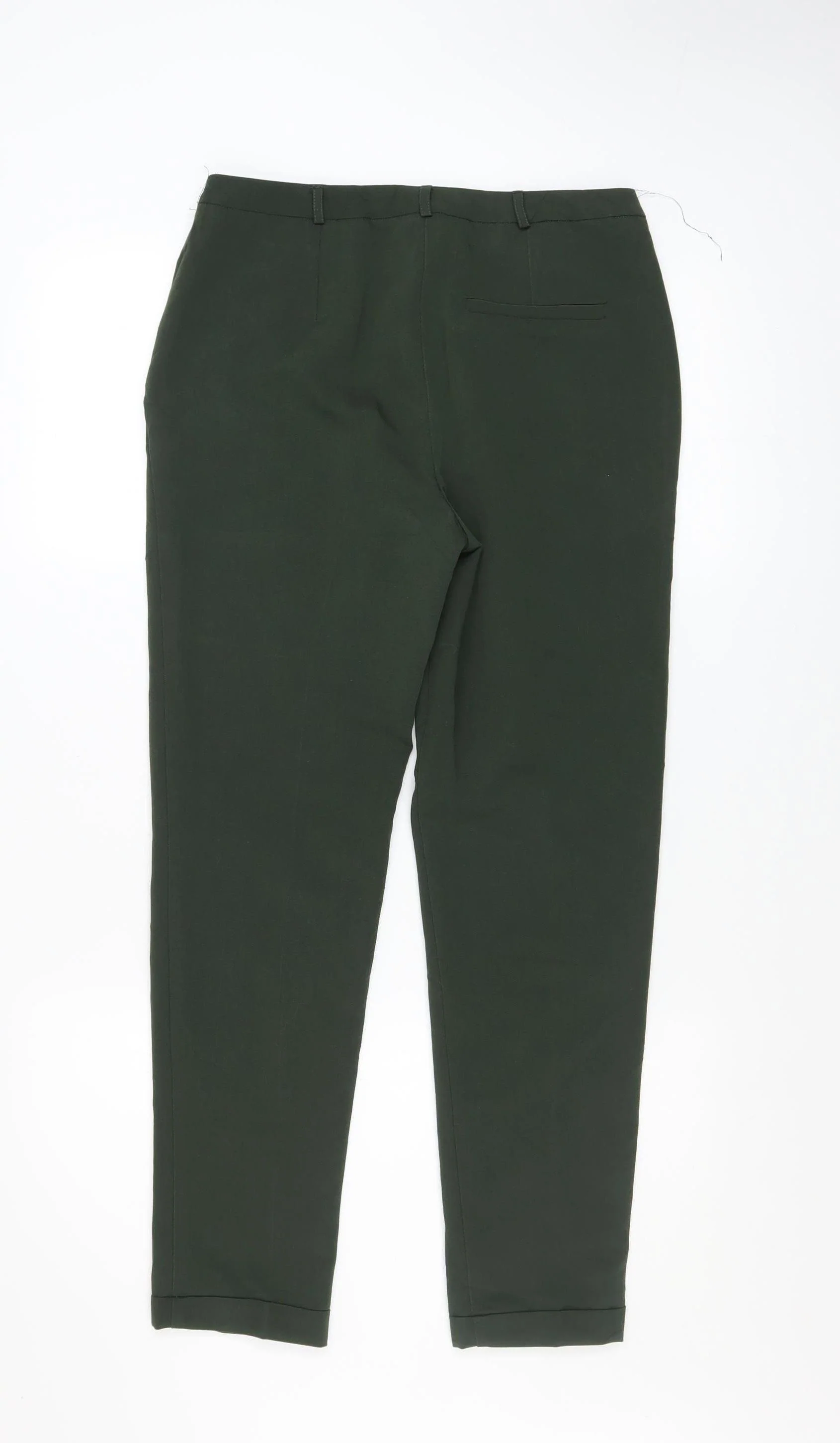 ASOS Women’s Green Slim Tapered Trousers Size 8 Workwear Style - Image 3