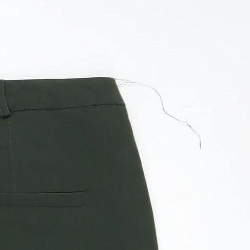 ASOS Women’s Green Slim Tapered Trousers Size 8 Workwear Style - Image 6