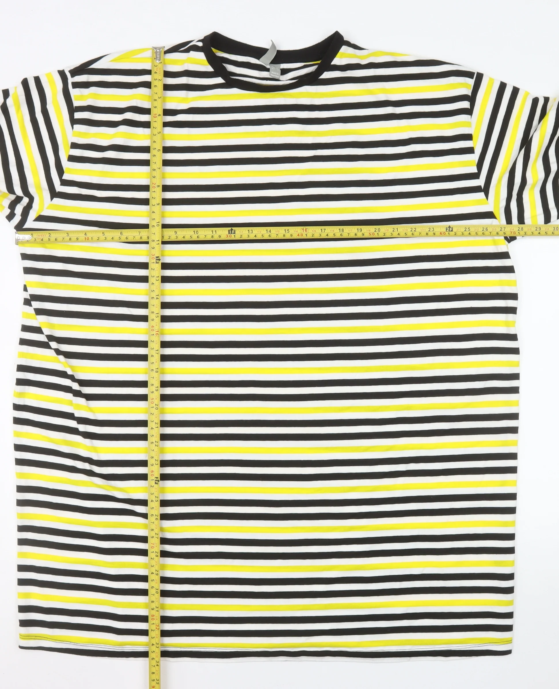 ASOS Women’s Multicoloured Striped Cotton Jersey T-Shirt Dress Size 12 - Image 2