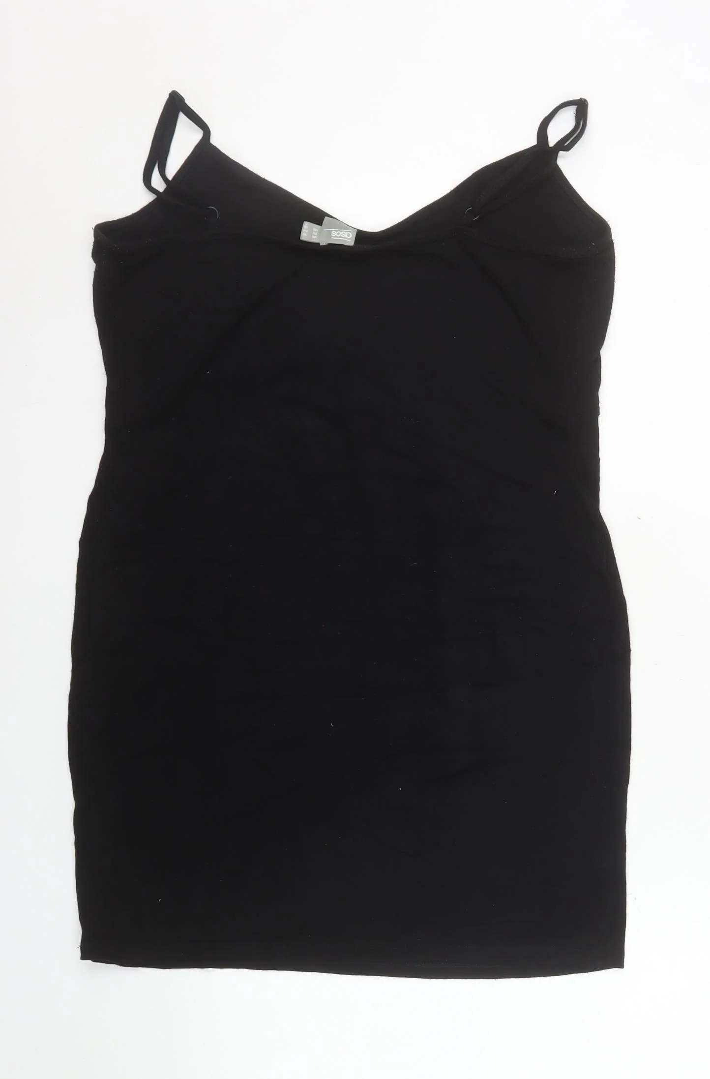ASOS Women's Black Size 16 Bodycon Sleeveless Short Dress - Image 3