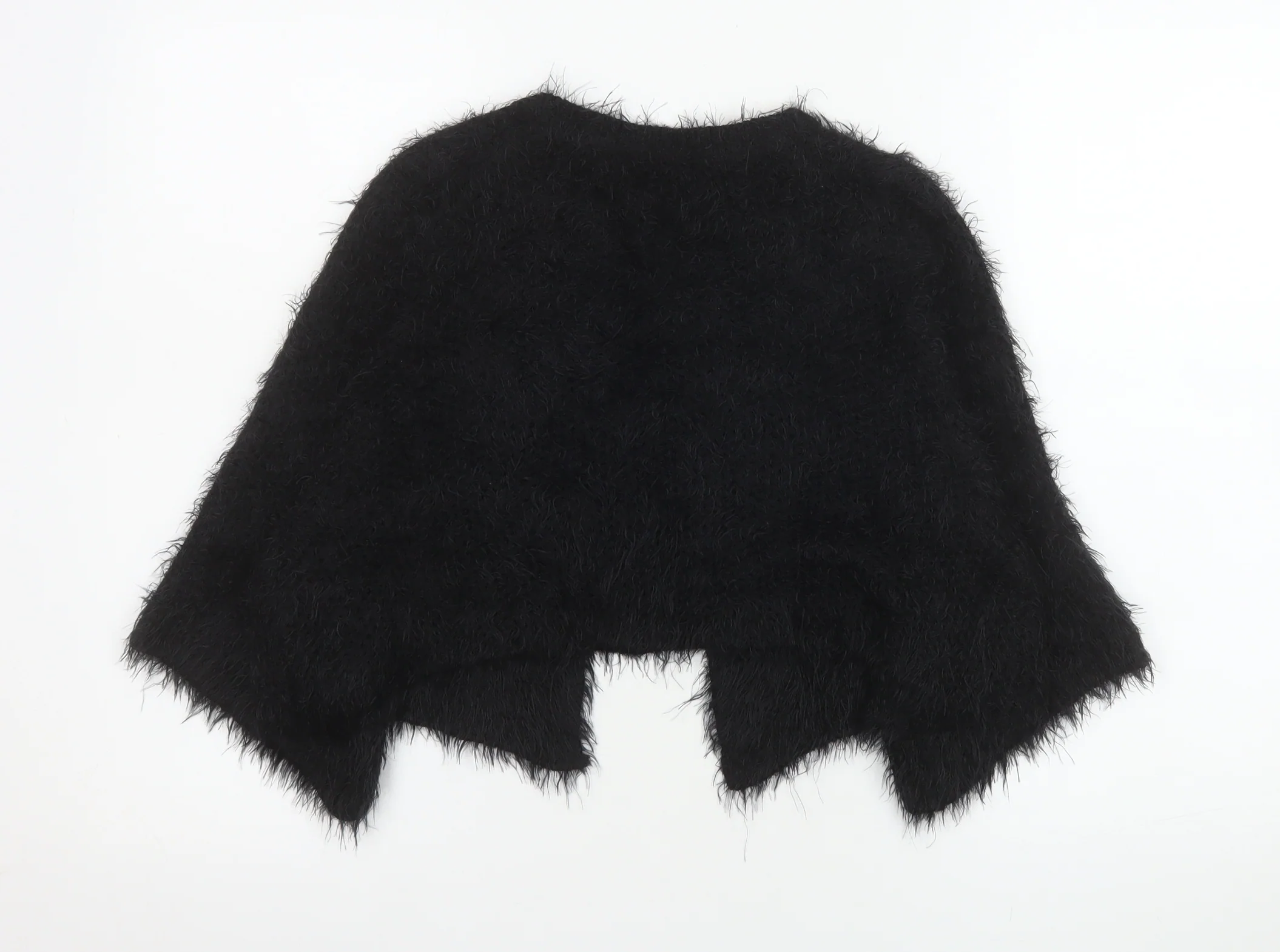 Atmosphere Women’s Black Fluffy Cape Jumper Size 12 - Image 3