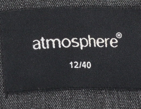 Atmosphere Women's Grey Belted Blazer Size 12 Tailored Work Jacket - Image 4