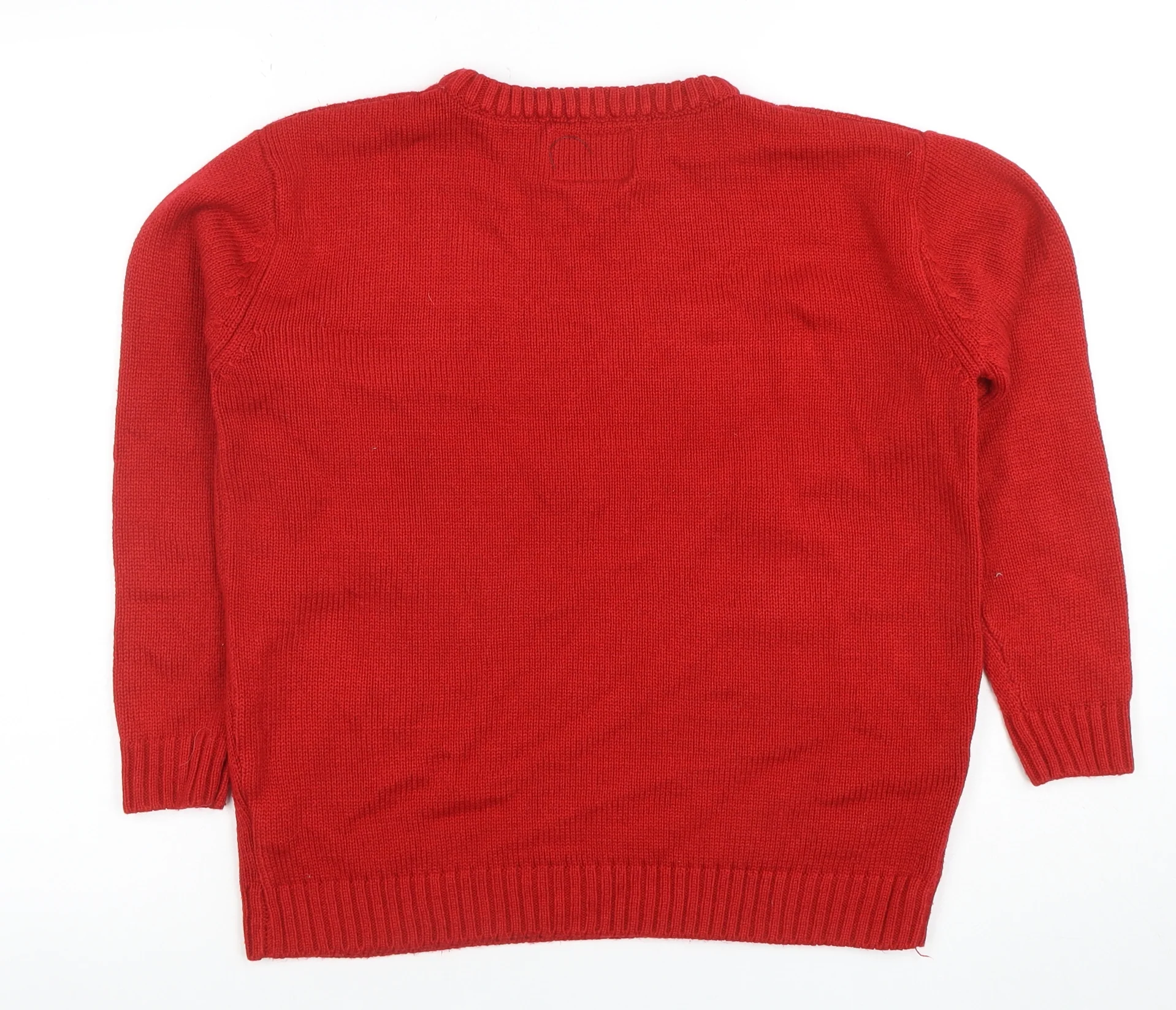 Atmosphere Women's Red Sequin Christmas Jumper Size S - Image 3