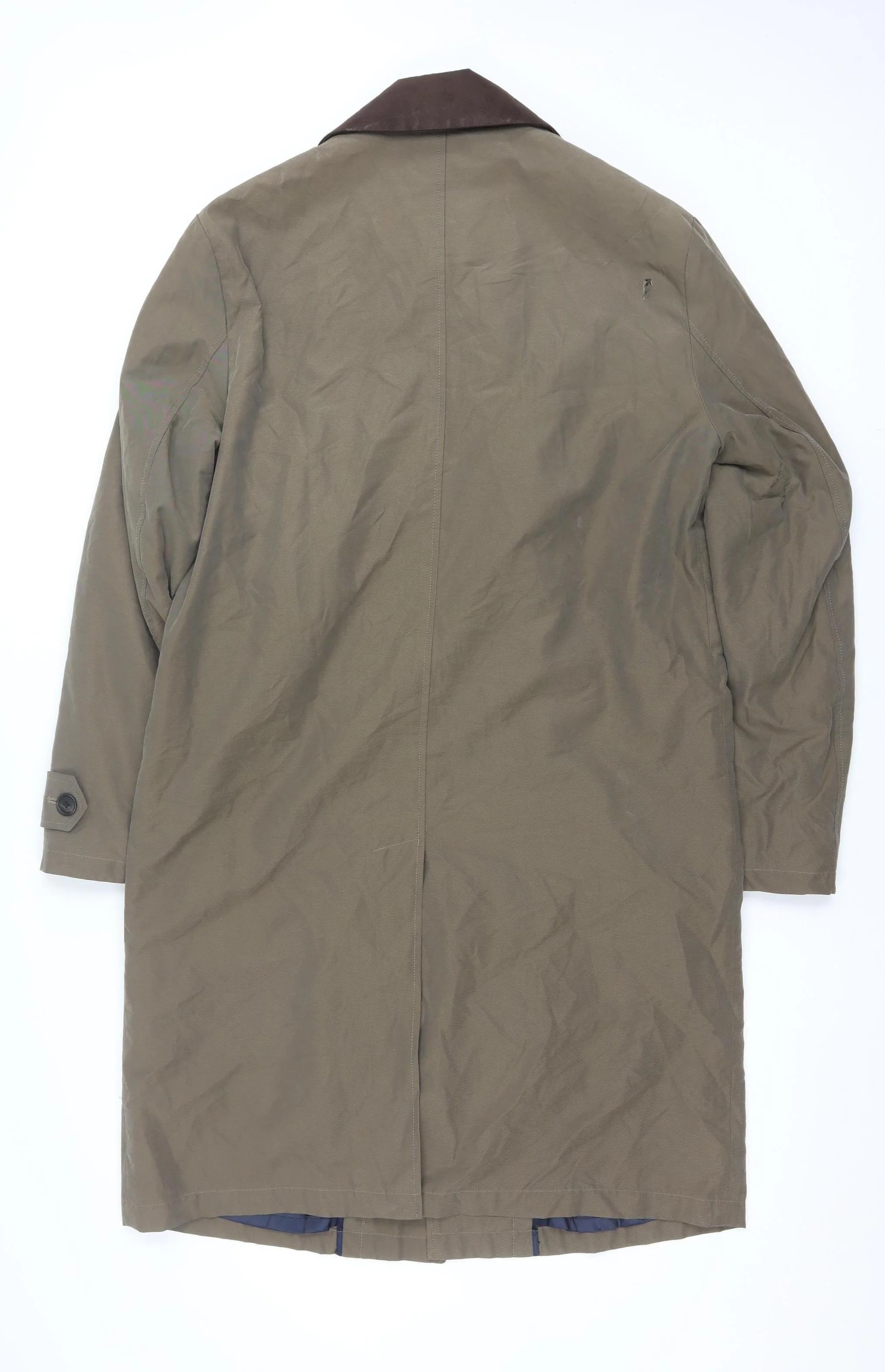 Austin Reed Men's Brown 40R Cotton Trench Coat - Image 3