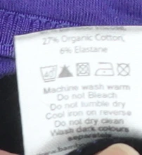 BAM Women's Black Purple 1/2 Zip Sweatshirt Size 8 Organic Cotton Blend - Image 5