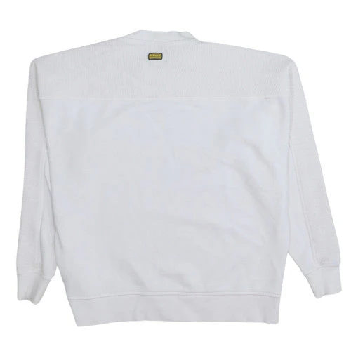 Barbour International Women's White Size 10 Pullover Sweatshirt - Image 4