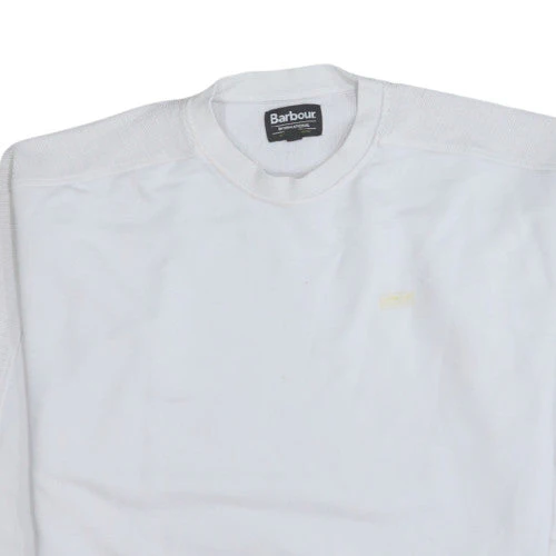 Barbour International Women's White Size 10 Pullover Sweatshirt - Image 8