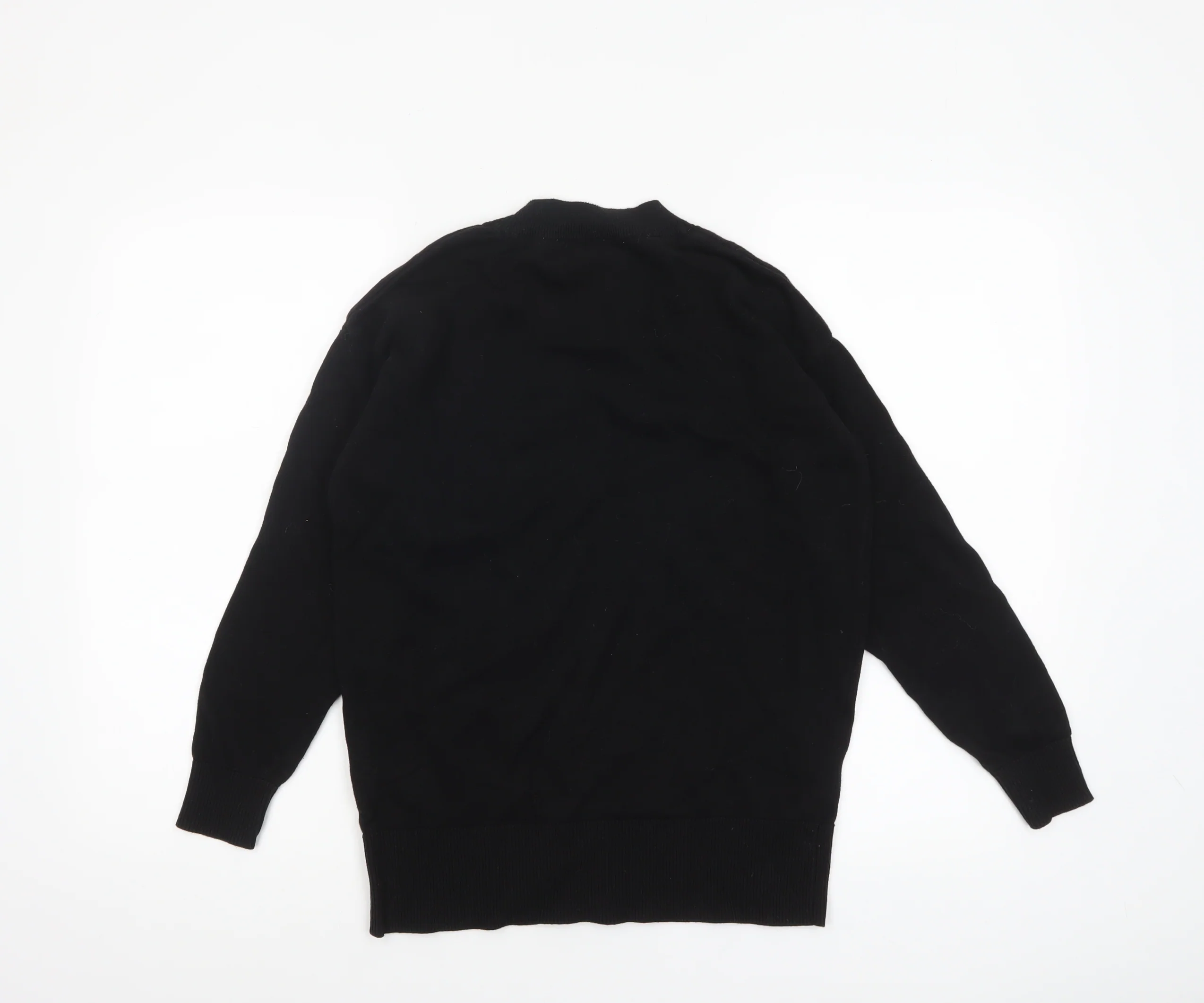 Bau de Fiori Women’s Black Sequin Dog Cotton Viscose Jumper Size S - Image 3